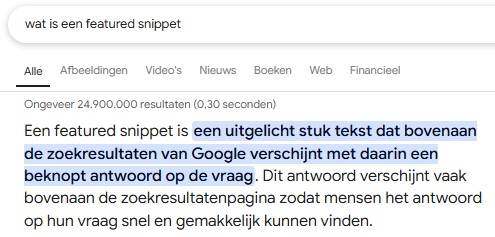Wat-is-een-featured-snippet-Google-resultaat